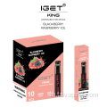 IGET KING 2600 พัฟ vape vape iget vape